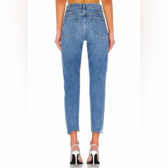 Agolde Jamie High Rise Straight Ankle Jean - Picture 4 of 6